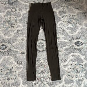 Lululemon Align Pant 28" in Dark Olive